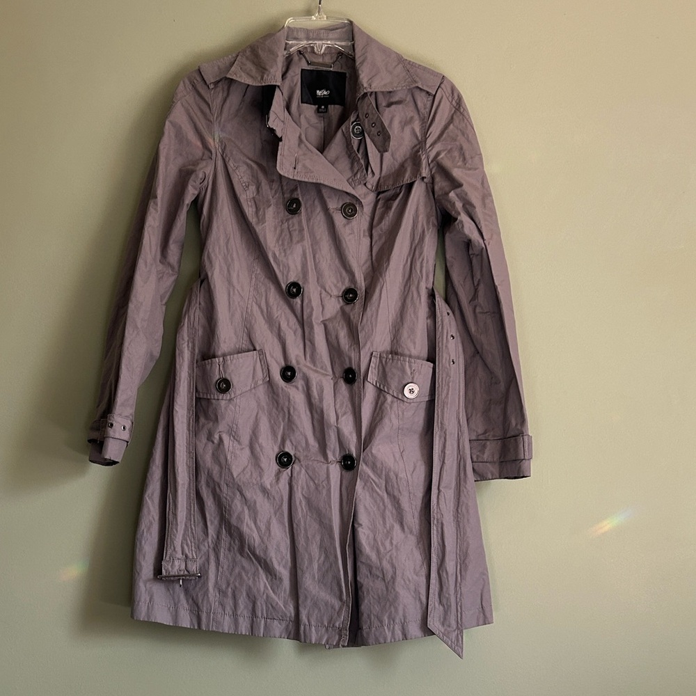 Mossimo GreyTrench Coat Size S
